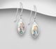 Sparkle by 7K - 925 Sterling Silver Hook Earrings Decorated with Fine Austrian Crystals