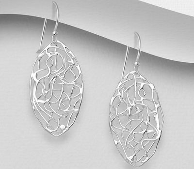 925 Sterling Silver Hook Earrings