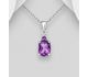 La Preciada - 925 Sterling Silver Pendant, Decorted with Gemstones