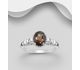 La Preciada - 925 Sterling Silver Ring, Decorated with Various Gemstones