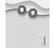 La Preciada - 925 Sterling Silver Omega Lock Earrings, Decorated with Various Gemstones